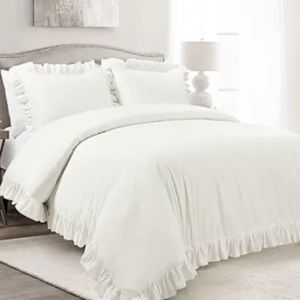 NEW 100% Cotton Duvet Cover & Shams Full Size
